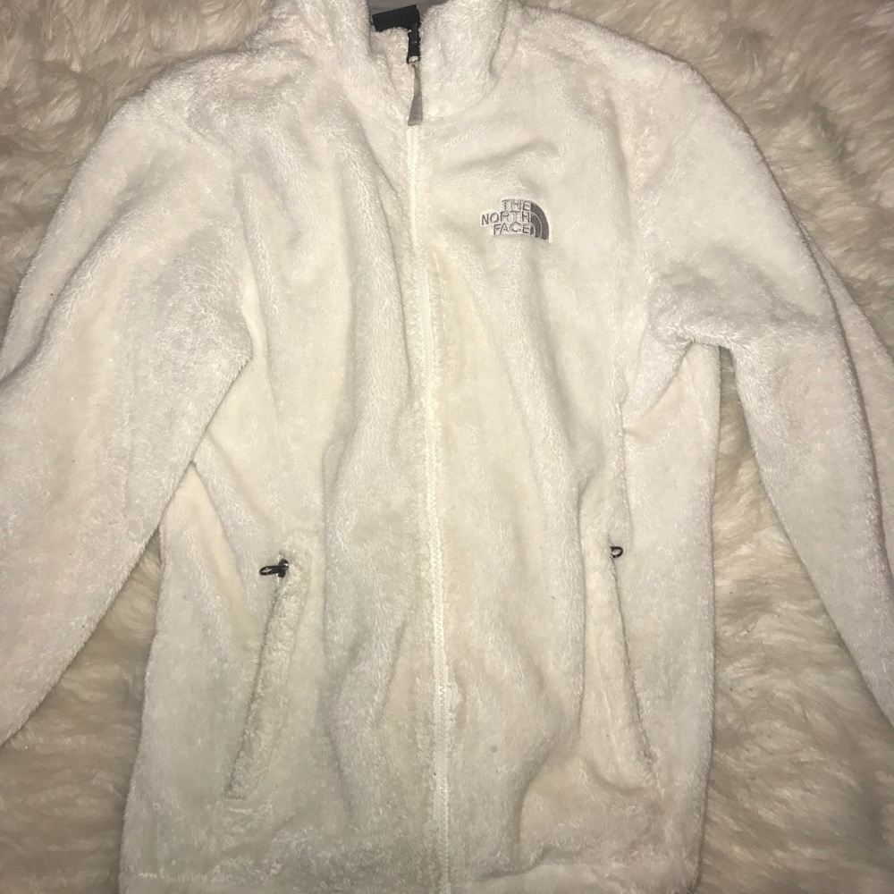 White north face jacket
