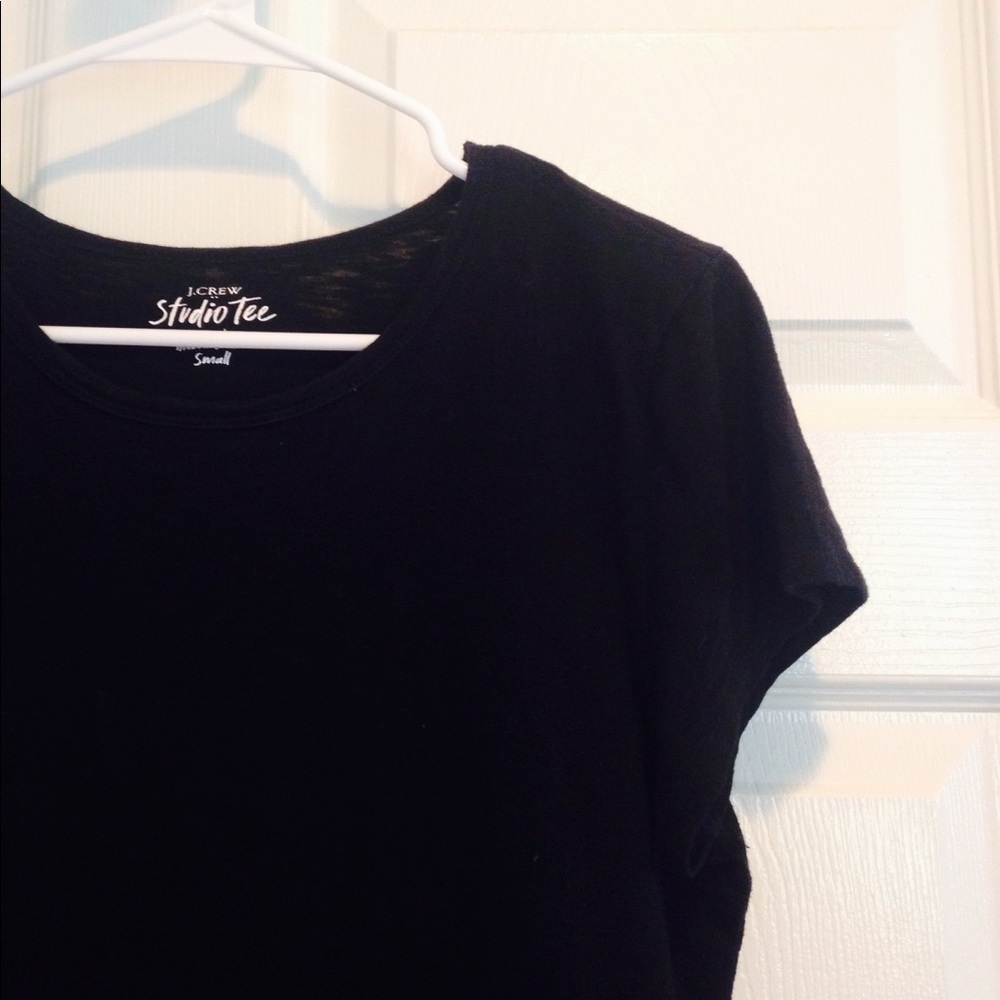 J. Crew Black Studio Tee