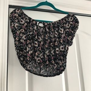 Floral crop top