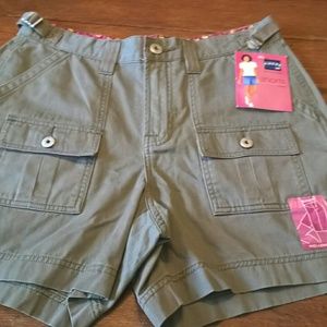 Riders by Lee Midlength Khaki Shorts