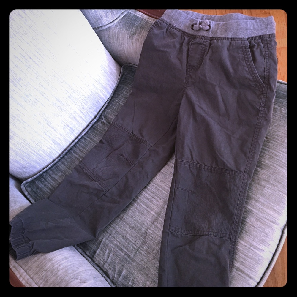 Size 10 cargo pants with elastic ankles