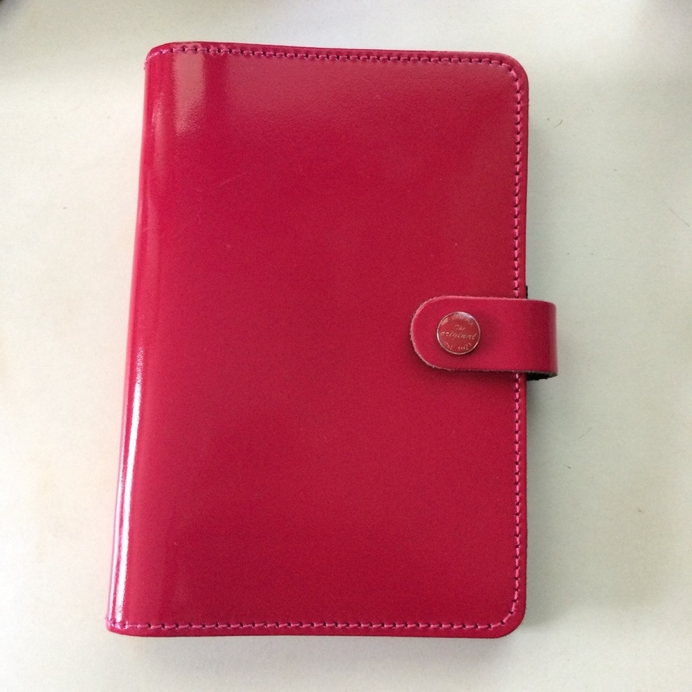 Filofax Patent Fuschia Personal Planner