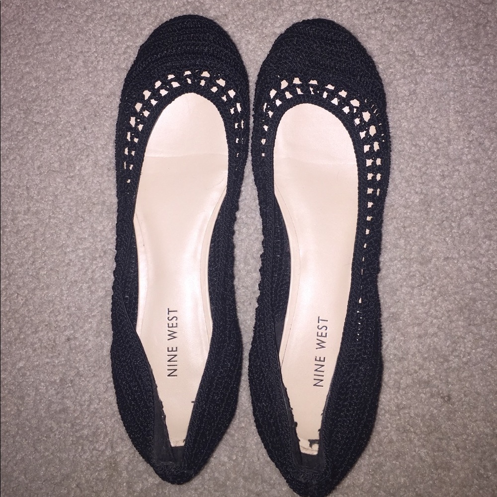 Black flats size 11