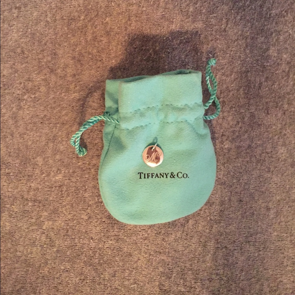 Tiffany & Co. Notes Letter "M" Disc Charm