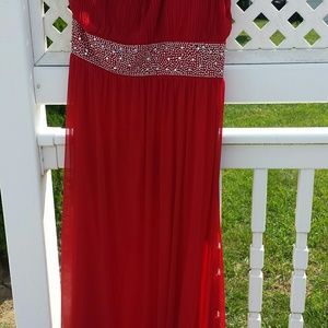 Formal gown,  Red