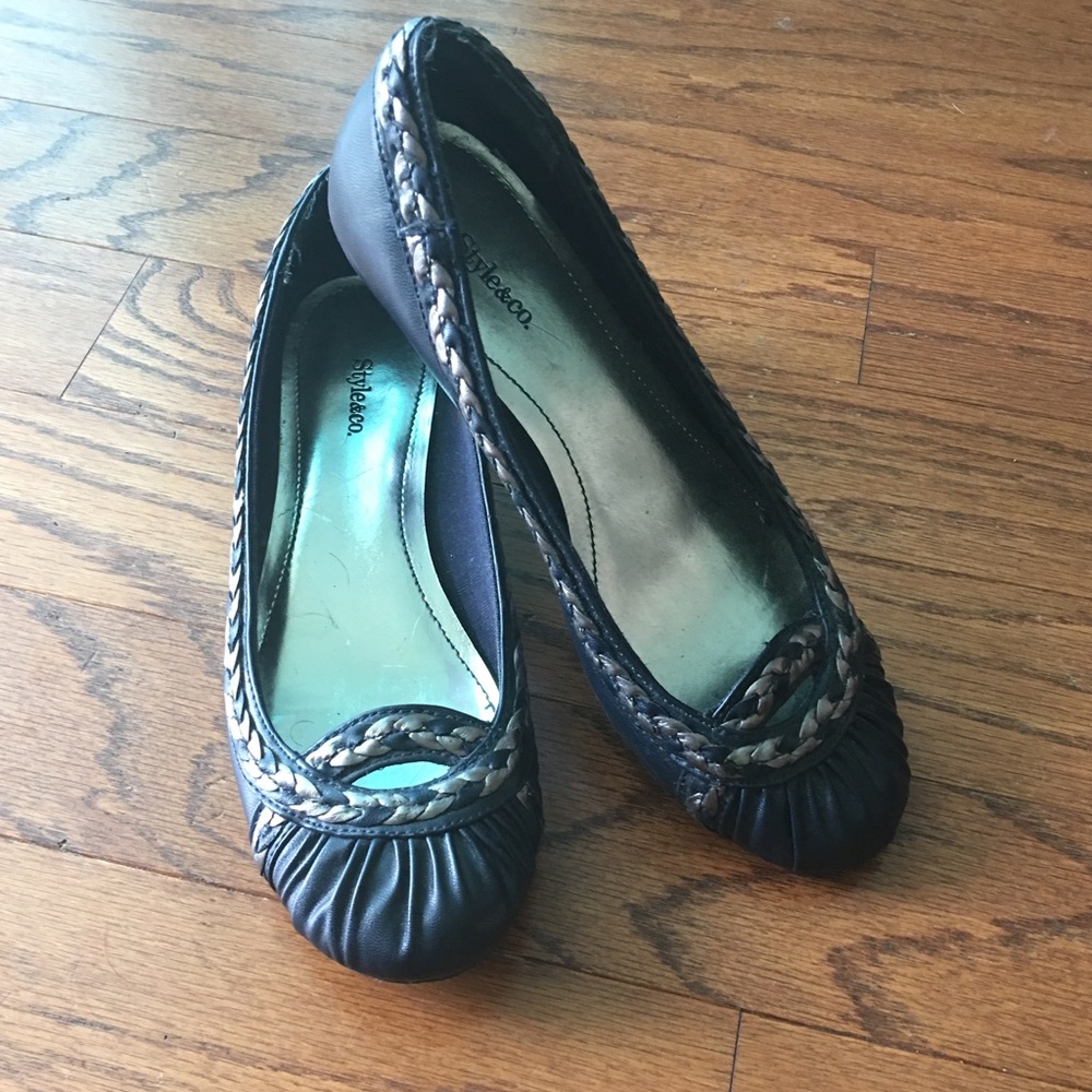 Style & Co black flats