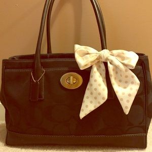 Authentic black Coach bag