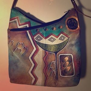 Anuschka Handbag - SO BOHO CHIC!