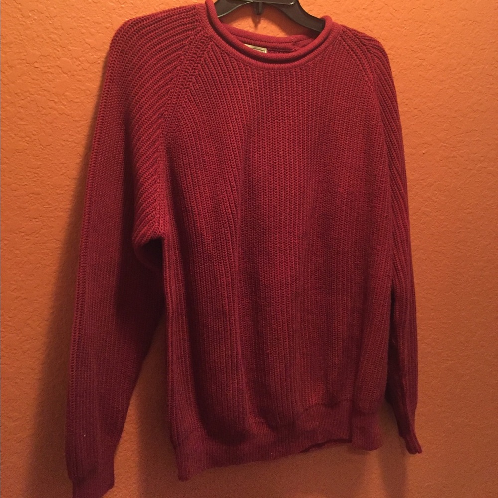 LL bean men's sweater.
