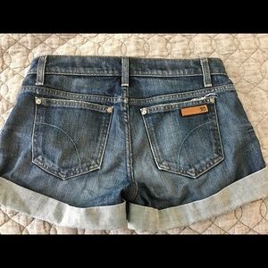 Joe's cuffed jean shorts