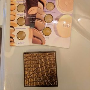 TARTE bronzer travel sized + foundation samples