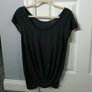 Black fabletics reversable shirt