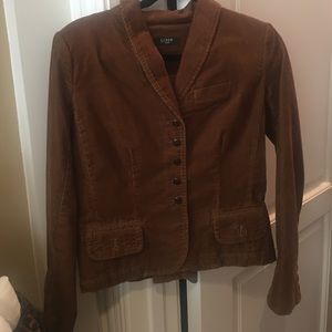 J Crew ladies chocolate brown blazer