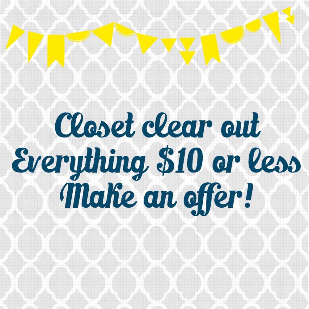 Everything must go!