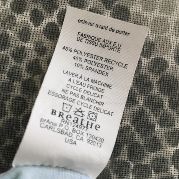 Prana Athletic Top Size S - Picture 4 of 8