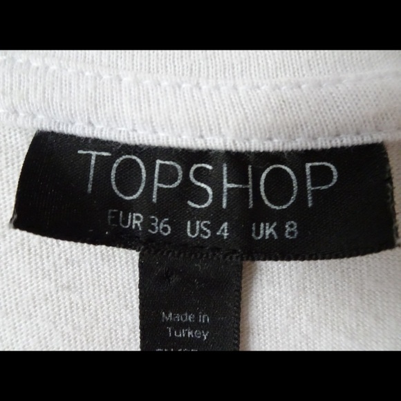 Topshop Color Block Crop Top - Picture 2 of 3