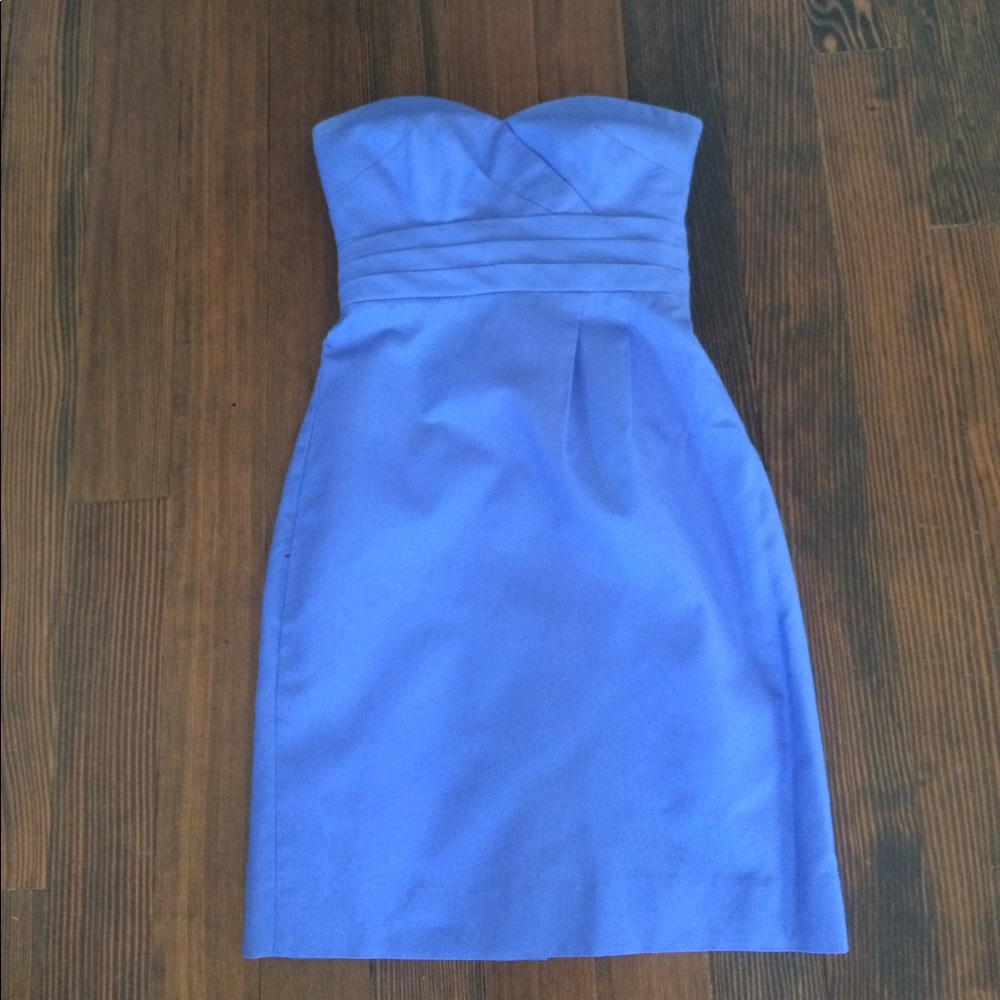 J. Crew Raquel Cotton Cady Strapless Dress