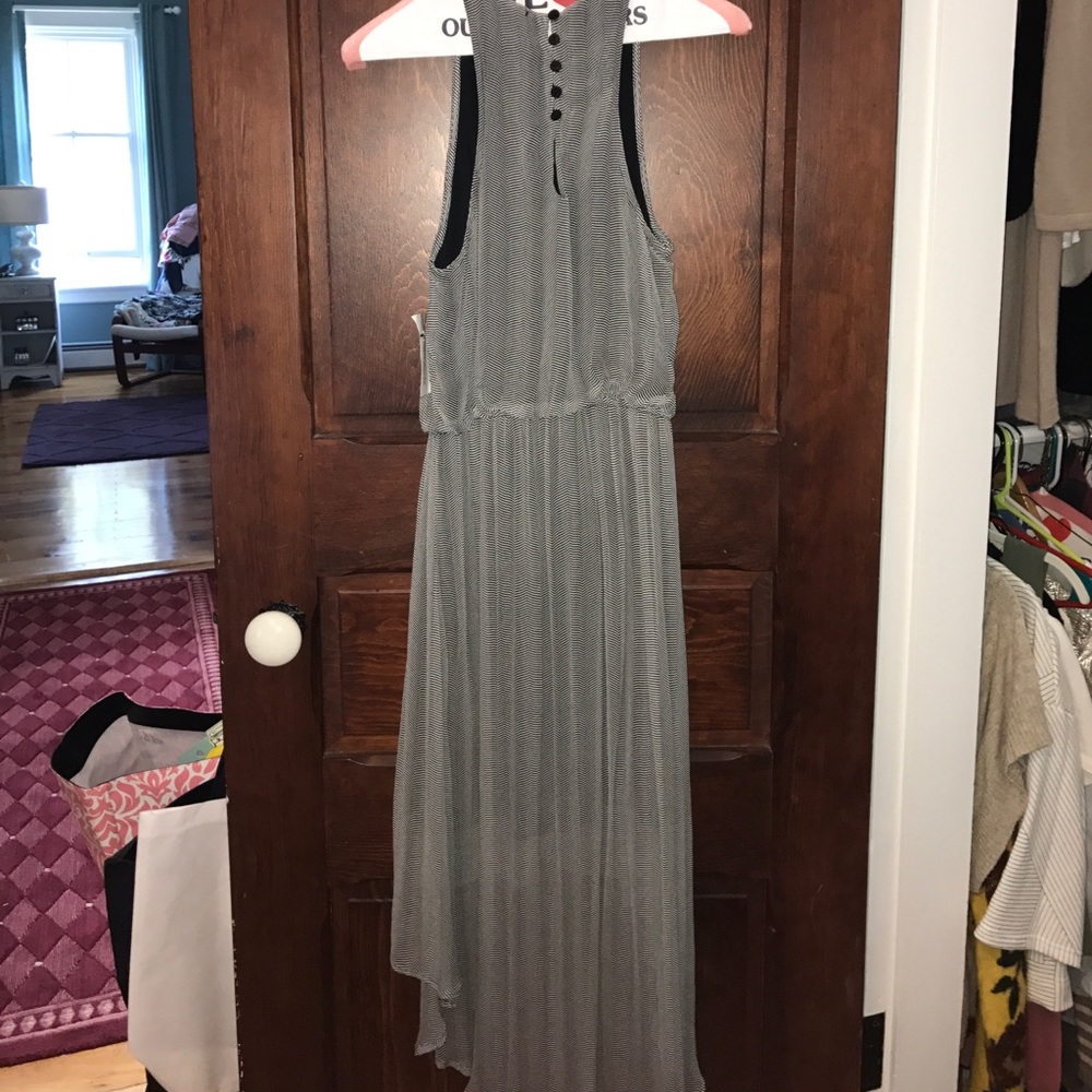 Striped High-Low Maxi - Picture 2 of 2