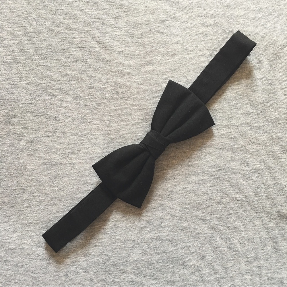 🔥: Topman • Black • Cotton • Bow Tie