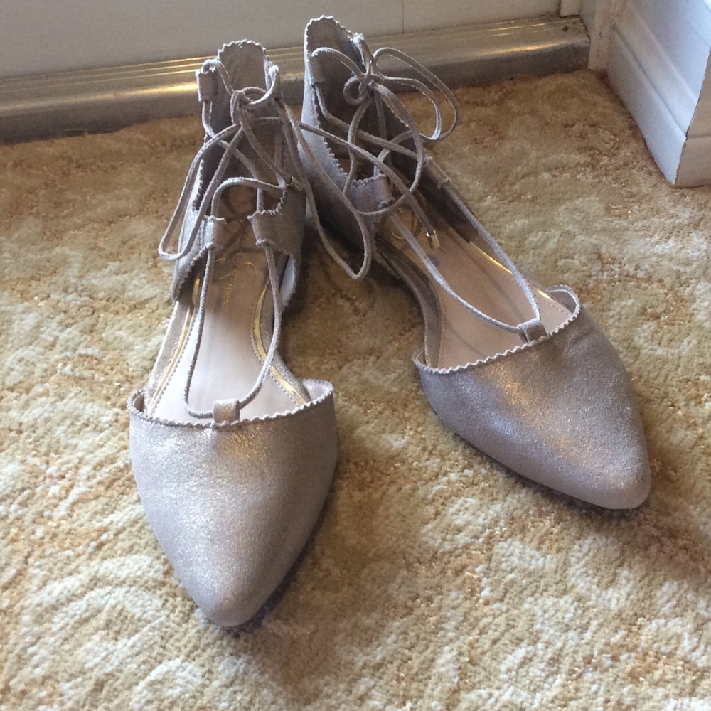 Jessica Simpson Cross Tie Shoes