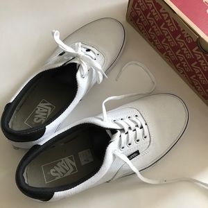 Unisex white vans