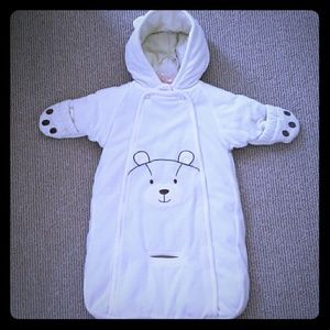 Carter's Baby Hooded Bunting Bag for Car Seat