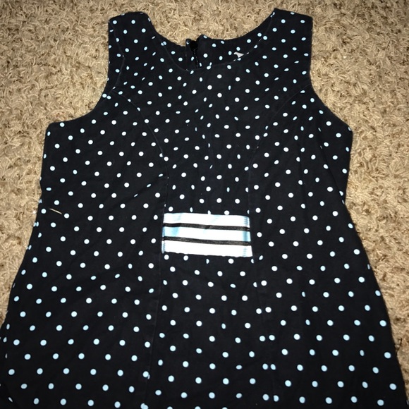 A little girls dress with poka-dots - Picture 2 of 4