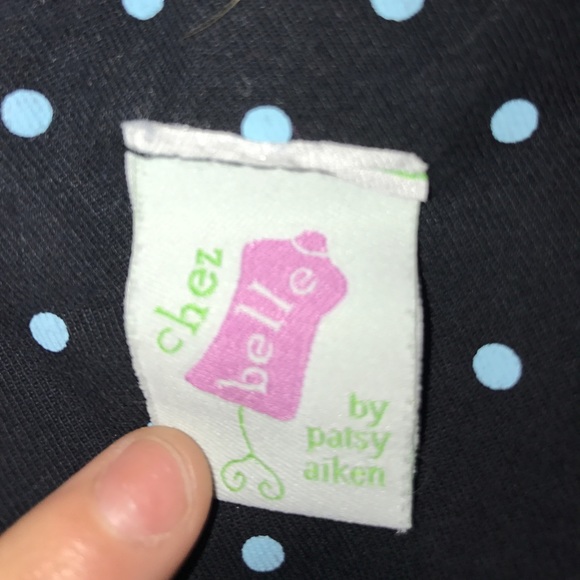 A little girls dress with poka-dots - Picture 3 of 4