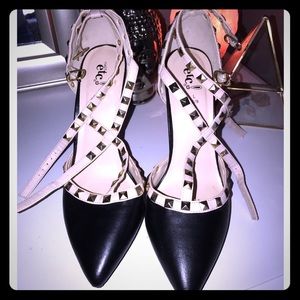 NWOT Pointy Toe Studded Pumps