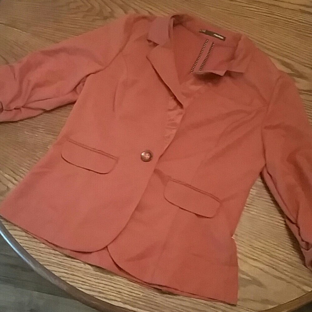 *TEMP PRICE CUT* Burnt Orange/Rust Blazer