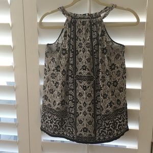 Max studio floral printed top