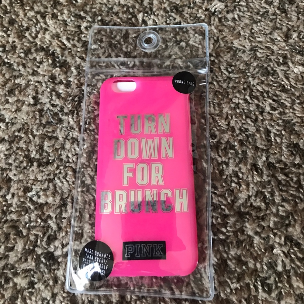 VS PINK iPhone 6/6s case turn down for brunch