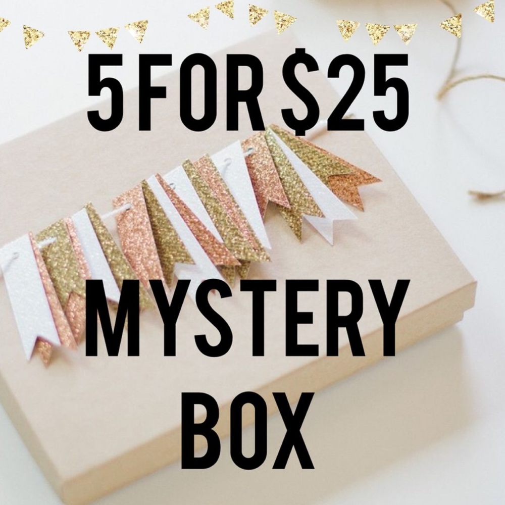 ✨MYSTERY BOX - 5 ITEMS FOR $25✨