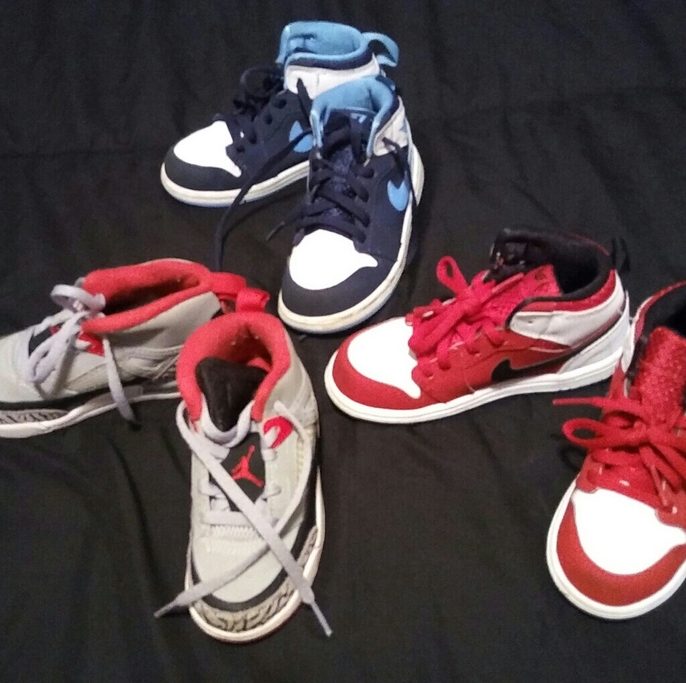 Bundle Sale 3 pair Jordan's toddle size 10