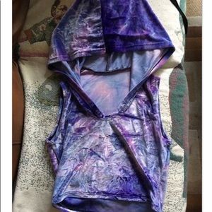 Little black diamond crop top