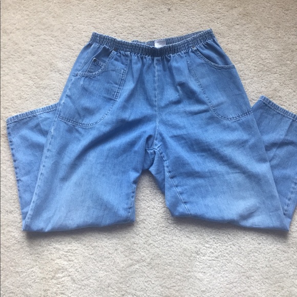 Cabin Creek Jeans Elastic Waist Light Wash Poshmark