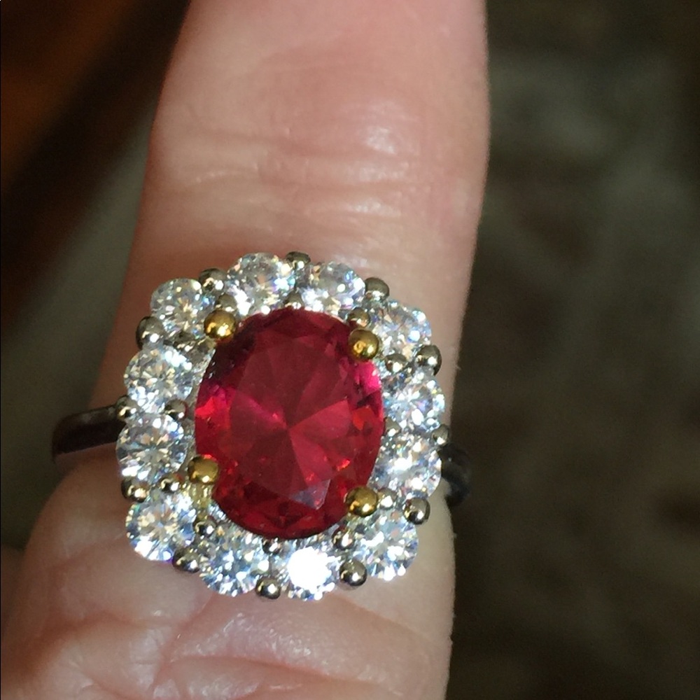 REDUCED-SS 925 Ruby ring