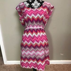 Boutique multicolored sheer dress