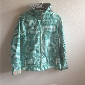 Four Square Print Snowboard Jacket