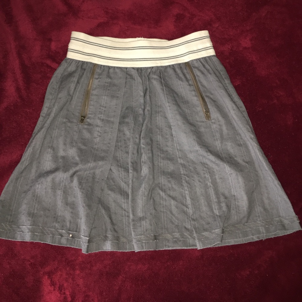 TINY by Anthropologie- Grey and Cream Skirt (P)