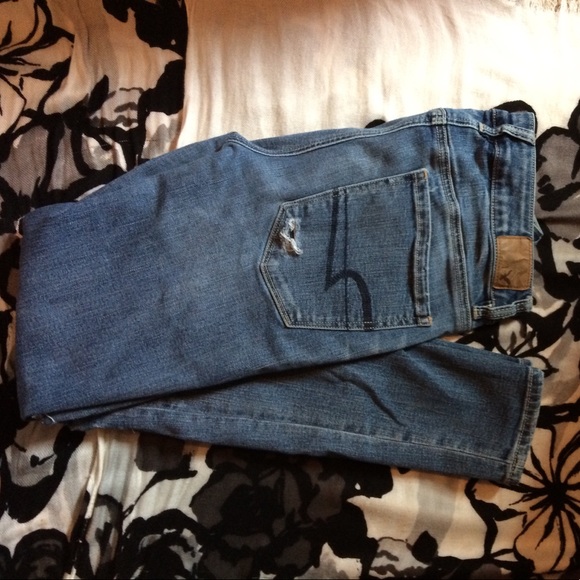 Patched American Eagle Jeans - Picture 1 of 5