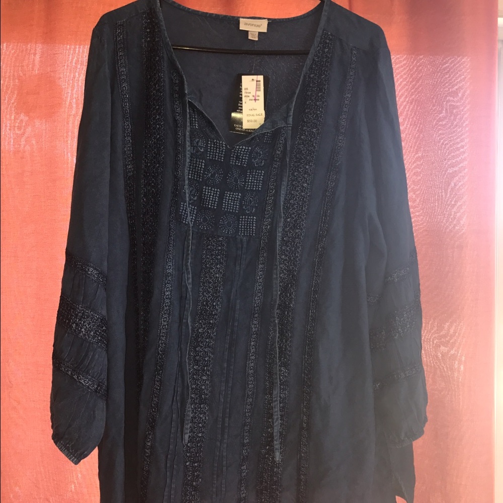 Jean peasant top