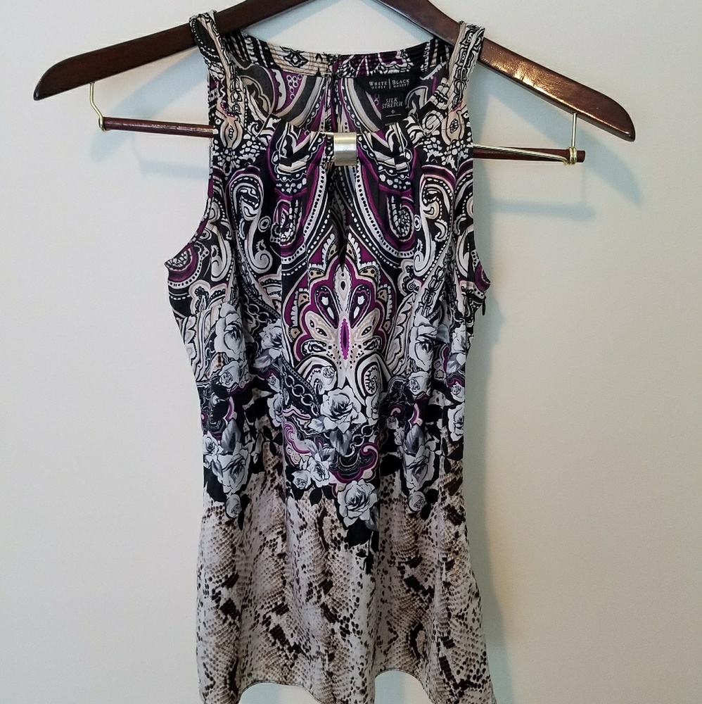 White House Black Market silk top
