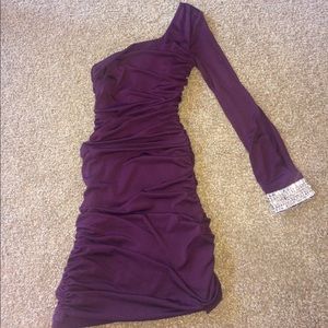 Purple Bodycon Dress