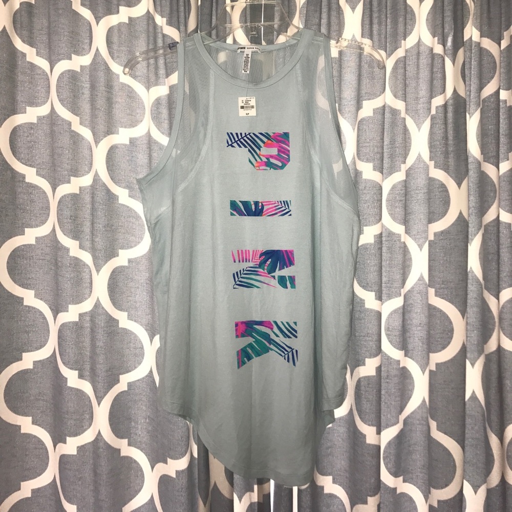 VS Pink, Light Blue Tank