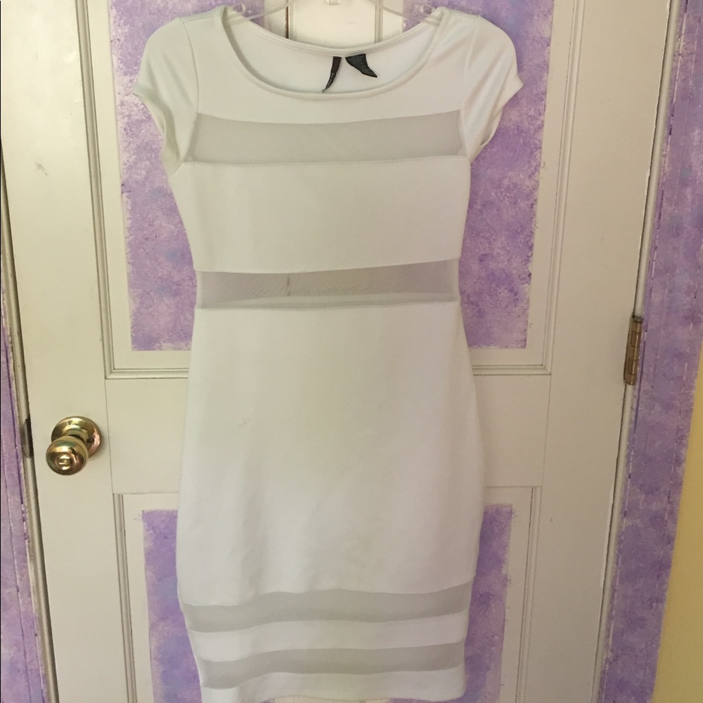 Fire Los Angeles White Bodycon Dress