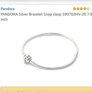 Original pandora bracelet with package and bag