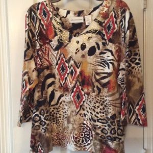 Alfred Dunner 3/4 sleeve size XL