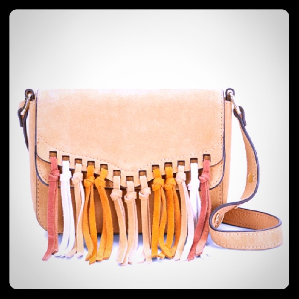 Rebecca Minkoff rapture  crossbody suede NWT