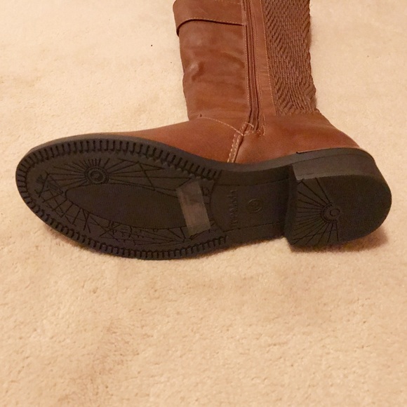 Almost Gone Sale! Brown Buckle Riding Boots - Picture 6 of 6